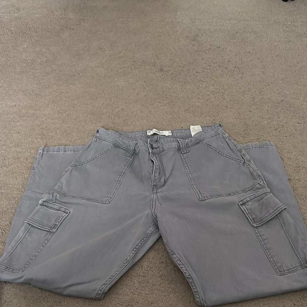 Women’s Light Blue Cargo Pants